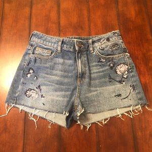 ZARA denim shorts
